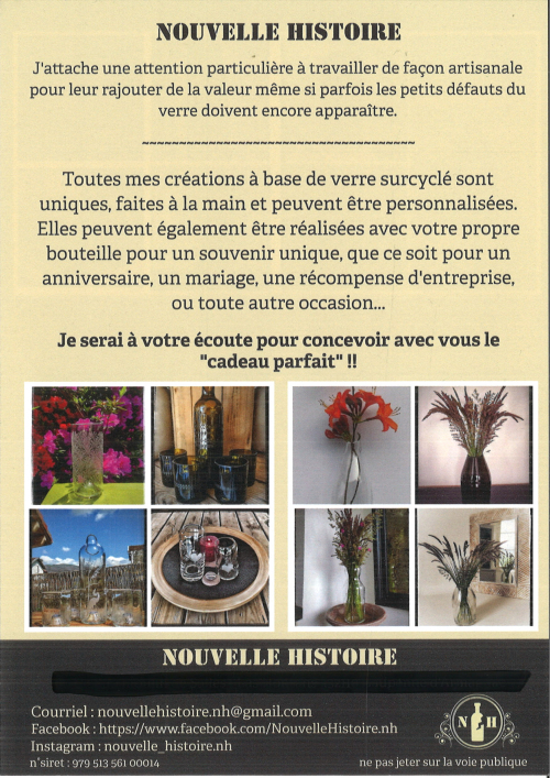 Nouvelle Histoire Flyer Verso