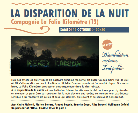 La disparition de la nuit