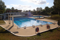 Piscine vue du fond