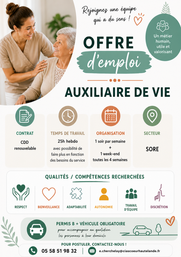 OFFRE D’EMPLOI AUXILIAIRE DE VIE SORE.png